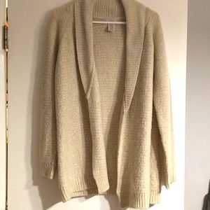 Llbean open cardigan